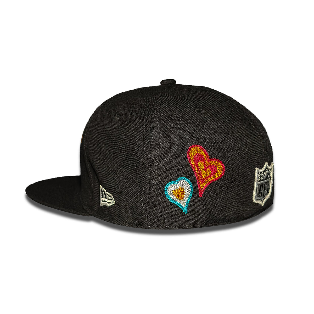 Las Vegas Raiders Heart Embroidery -Pop Art-Icons