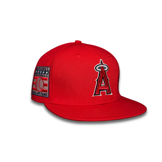 Los Angeles Angels Red National Baseball Hall of Fame