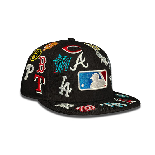 MLB All-Over Multi-Logo Brim